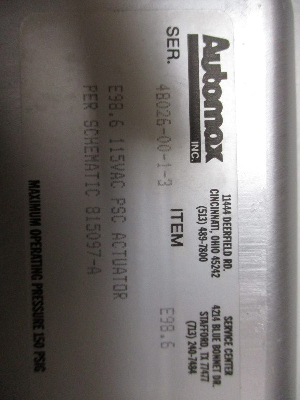 AUTOMAX E98.6 NSMP