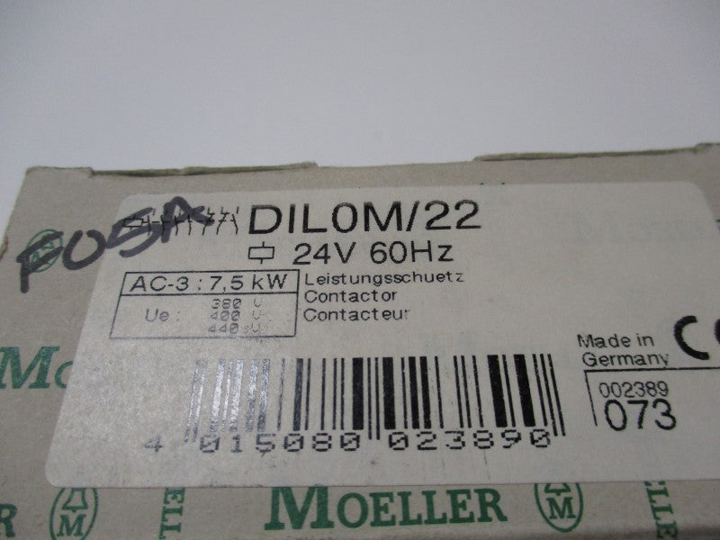 KLOCKNER MOELLER DIL0M/22 24V NSMP