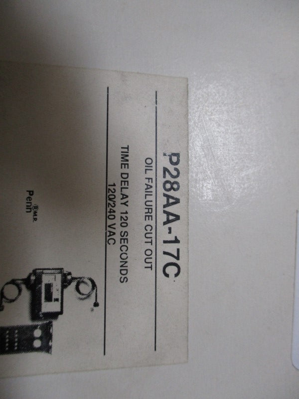 JOHNSON CONTROLS P28AA-17C NSMP