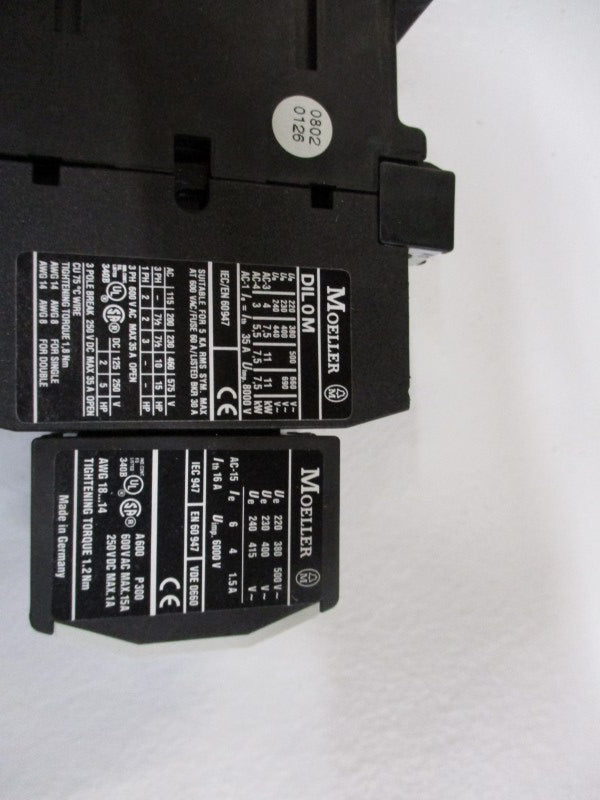 KLOCKNER MOELLER DIL0M/22 120V NSMP