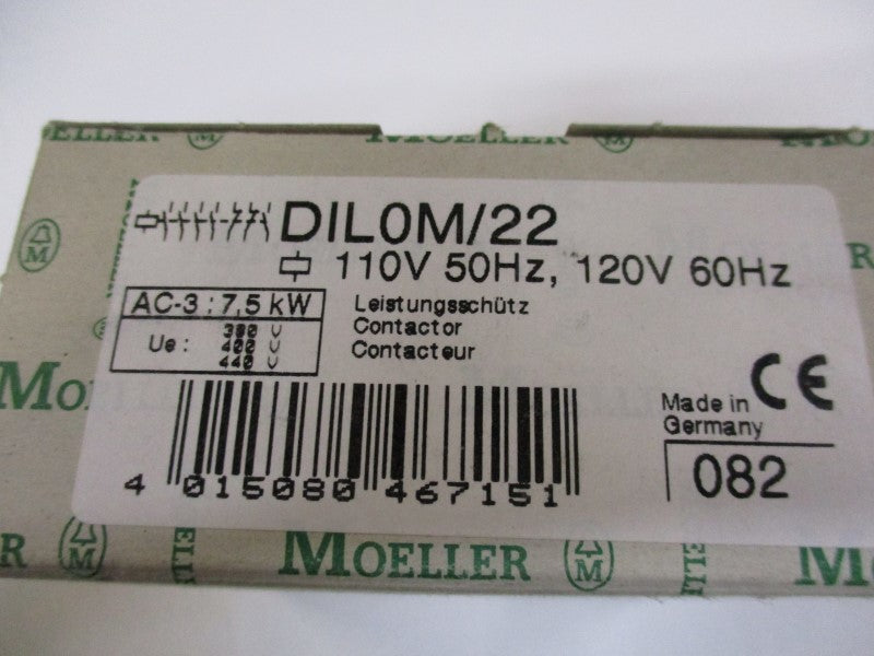 KLOCKNER MOELLER DIL0M/22 120V NSMP