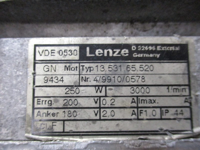 LENZE 13.531.65.520 (REPAIRED) UNMP
