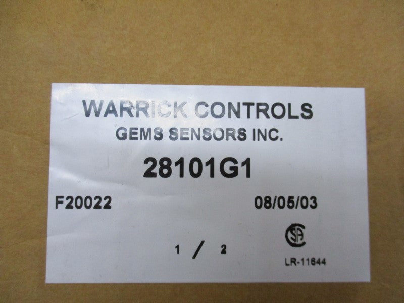 WARRICK CONTROLS 28101G1 NSMP