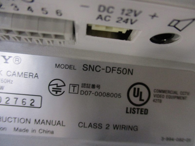 SONY SNC-DF50N NSMP
