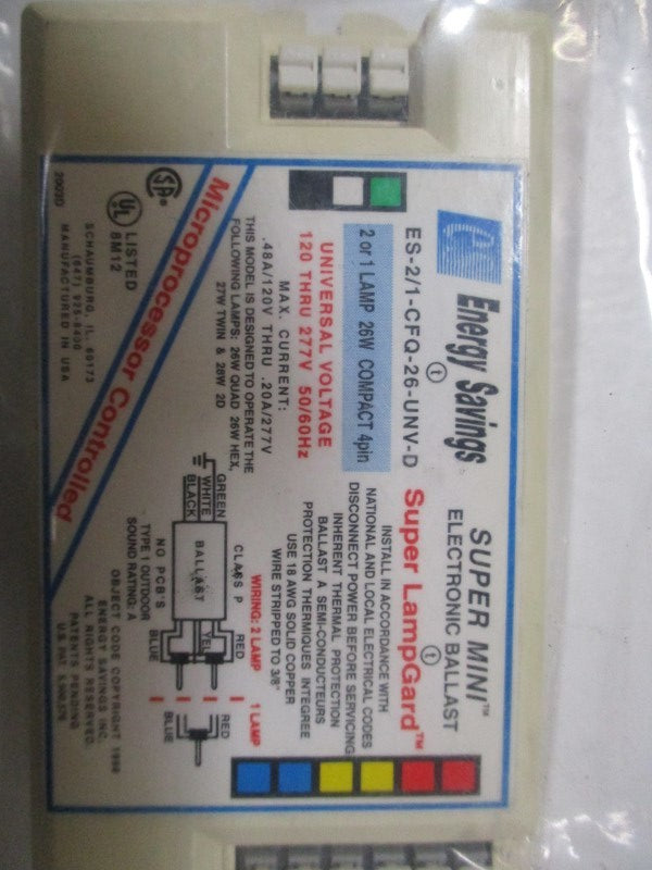 ENERGY SAVINGS ES-2/1-CFQ-26-UNV-D NSNP