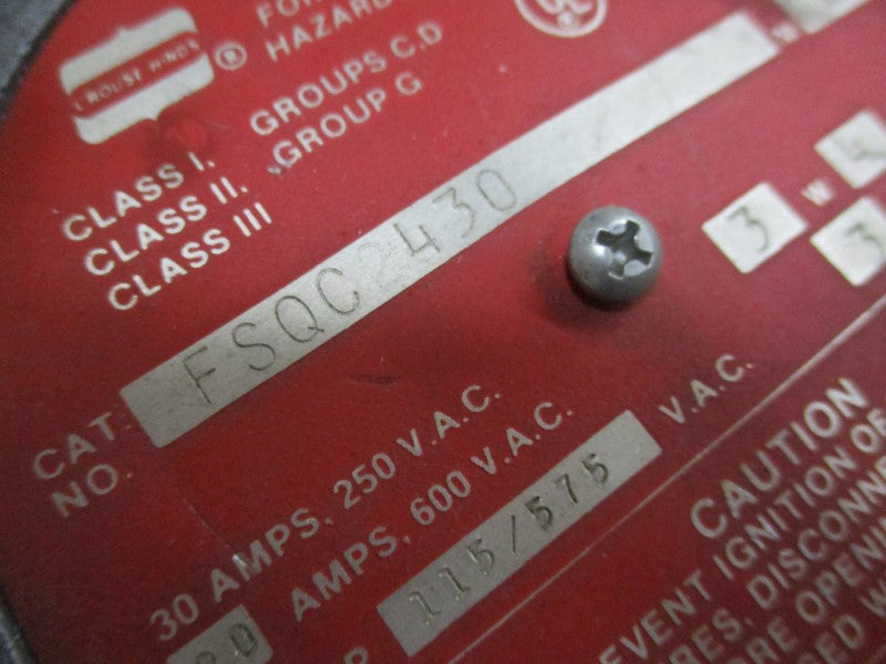 CROUSE-HINDS FSQC2430 NSNP