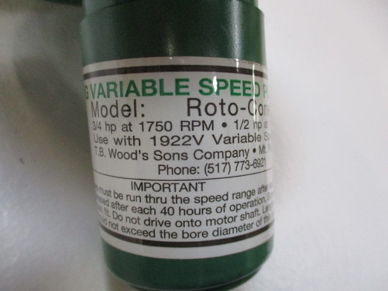 TB WOOD'S ROTO-CONE NSNP
