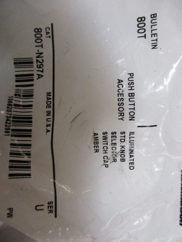 INDUSTRIAL SPARE PART 800T-N297A SER. U NSMP
