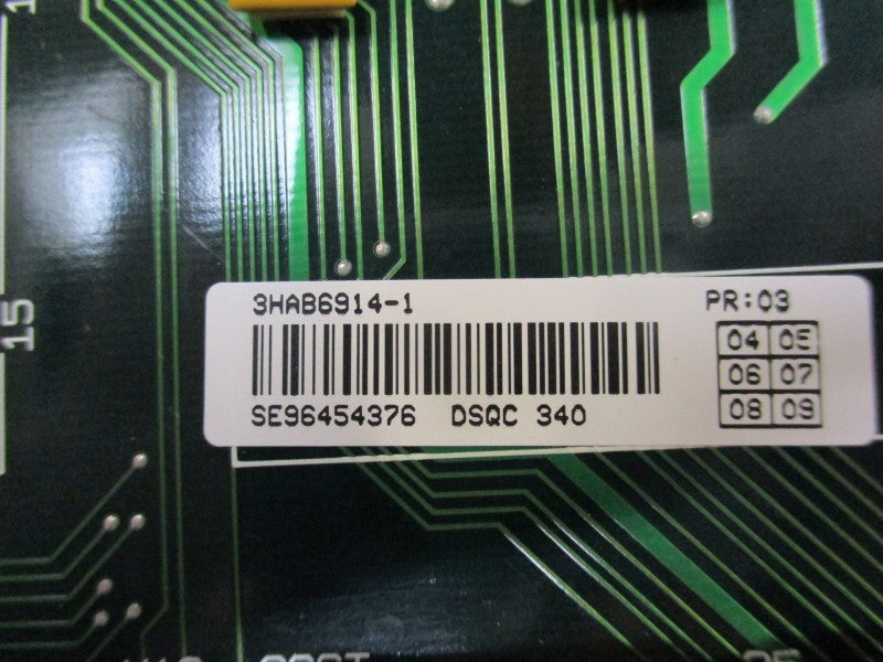 ABB DSQC340 3HAB6914-1 (AS PICTURED) UNMP