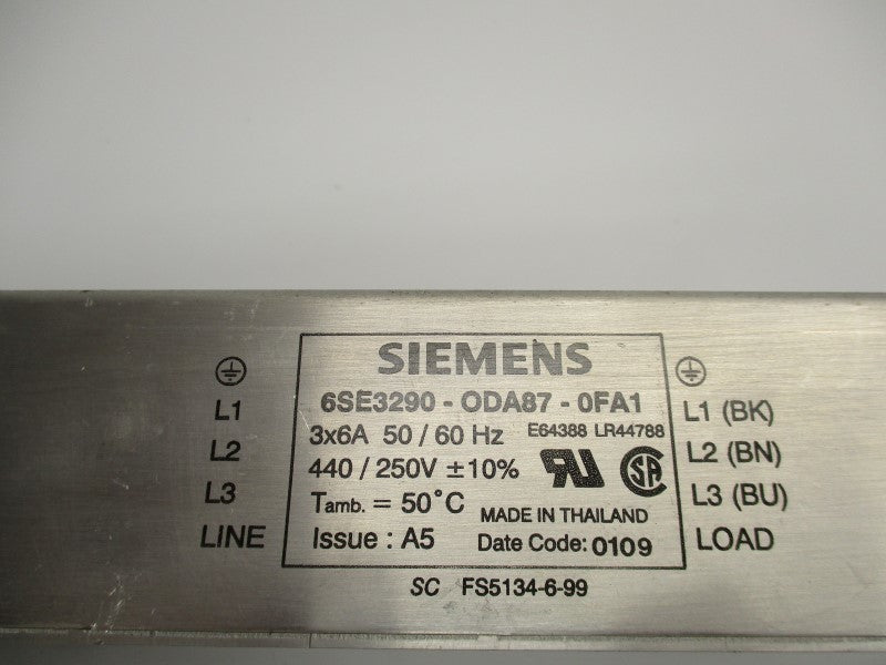 SIEMENS 6SE3290-ODA87-0FA1 UNMP