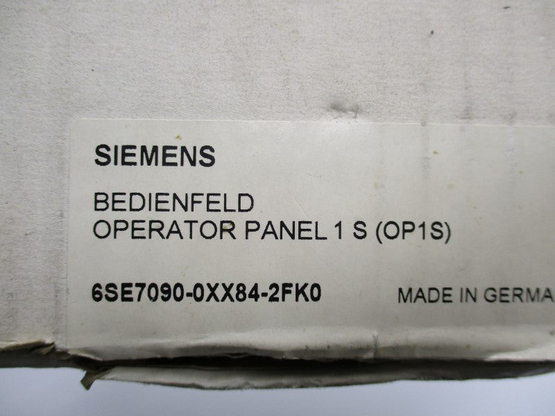 SIEMENS 6SE7090-0XX84-2FK0 NSMP