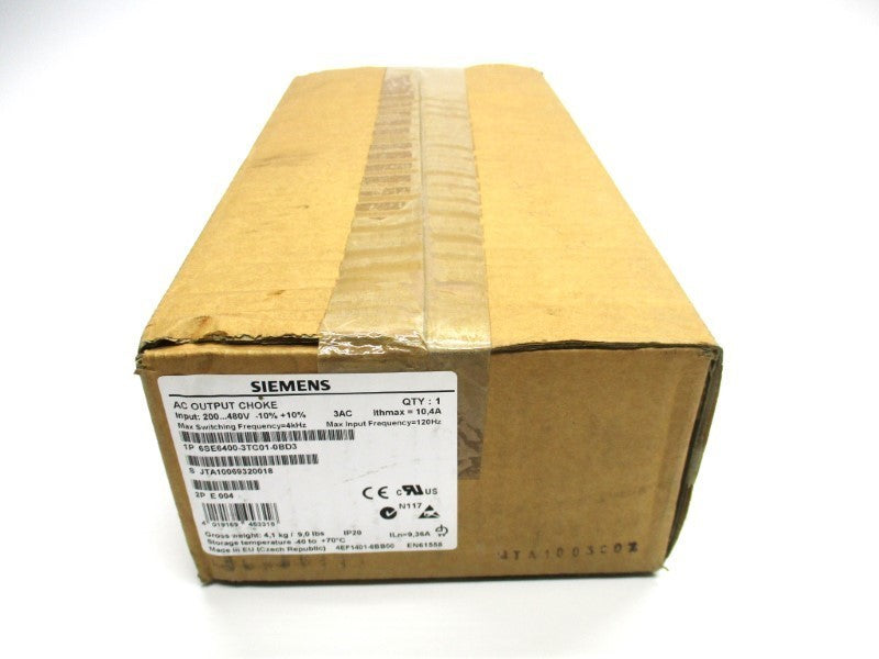 SIEMENS 6SE6400-3TC01-0BD3 NSFS