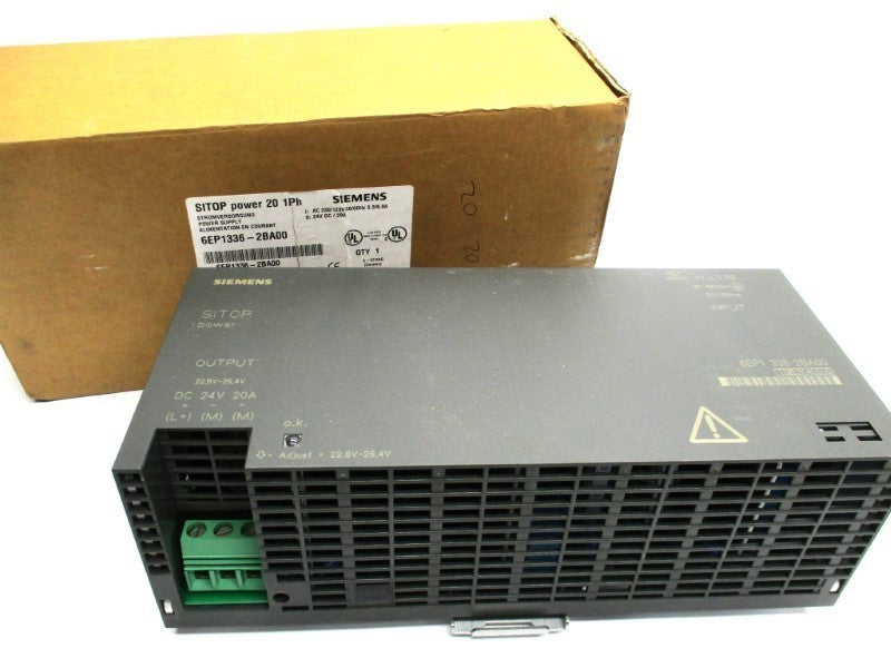 SIEMENS 6EP1336-2BA00 230/120VAC 3.3/8.0A NSMP