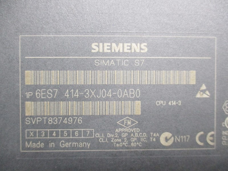 SIEMENS 6ES7414-3XJ04-0AB0 NSMP