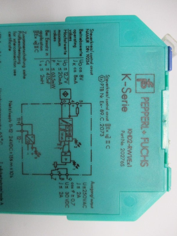 PEPPERL+FUCHS KHD2-RW1/EX1 UNMP