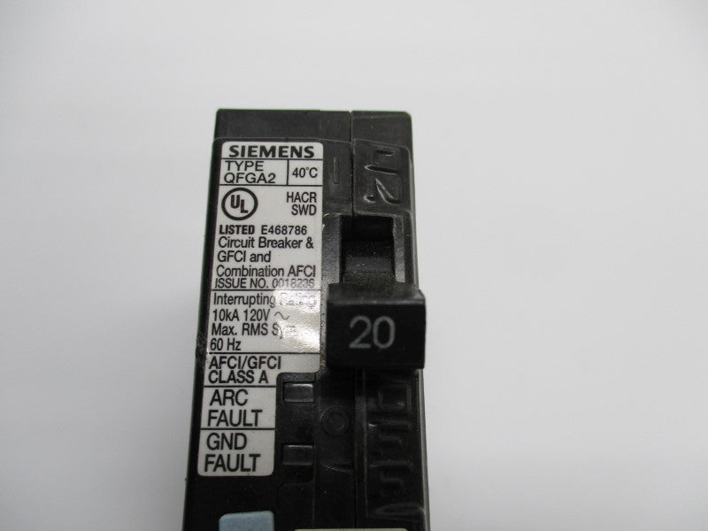 SIEMENS Q120DF 20A 120V UNMP