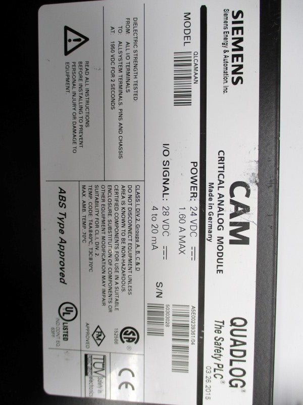 SIEMENS QLCAMAAN UNMP