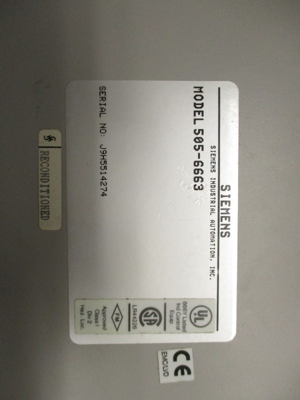 SIEMENS 505-6663 (REPAIRED) UNMP