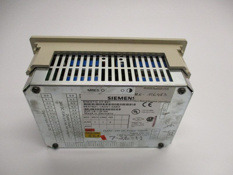 CONAIR SIEMENS 6ES7621-1AD01-0AE3 UNMP