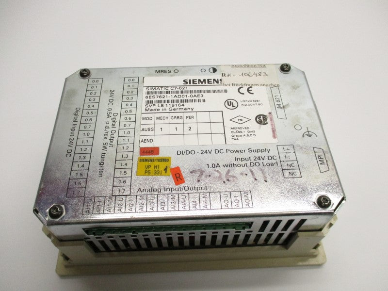 CONAIR SIEMENS 6ES7621-1AD01-0AE3 UNMP