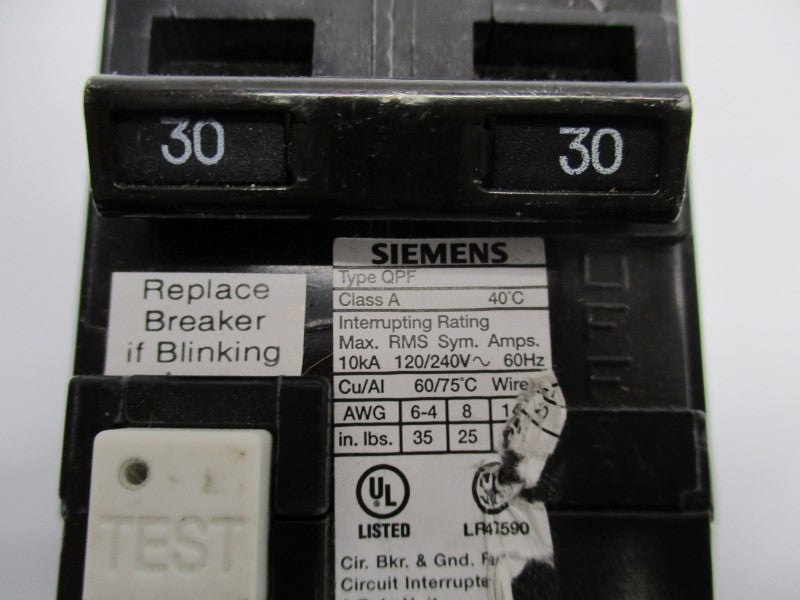 SIEMENS QPF230 30-30A 120/240V UNMP