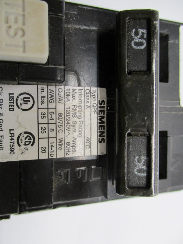 SIEMENS QPF250 50-50A 120/240V UNMP