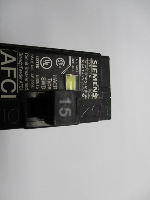 SIEMENS Q115AF 15A 120V UNMP