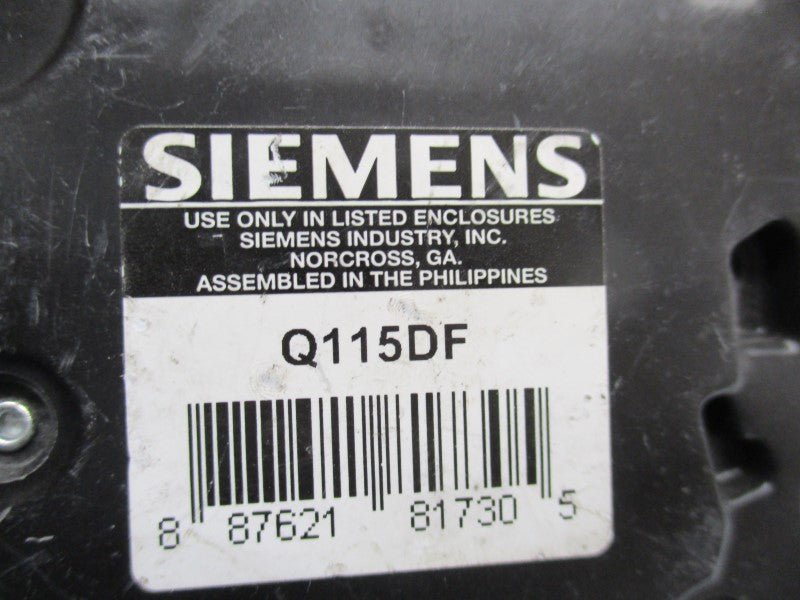 SIEMENS Q115DF 15A 120V UNMP