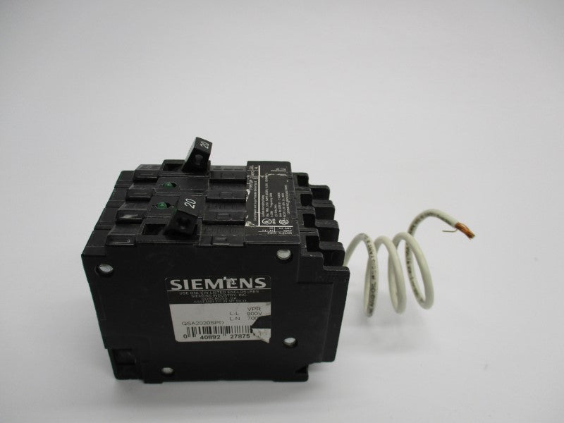 SIEMENS QSA2020SPD 20-20A 900V UNMP