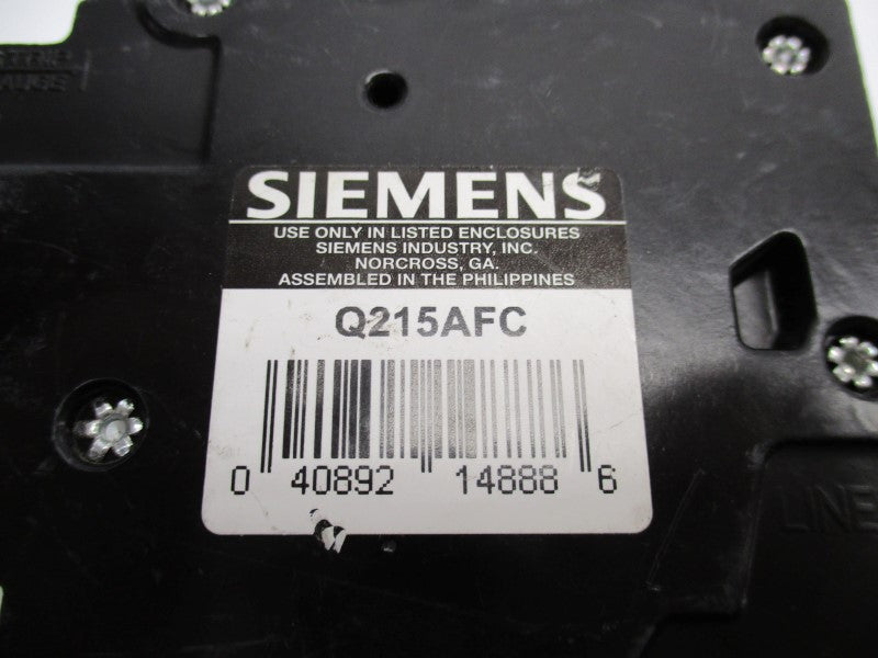 SIEMENS Q215AFC 15-15A 120/240V UNMP