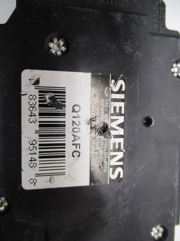 SIEMENS Q120AFC 20A 120V UNMP
