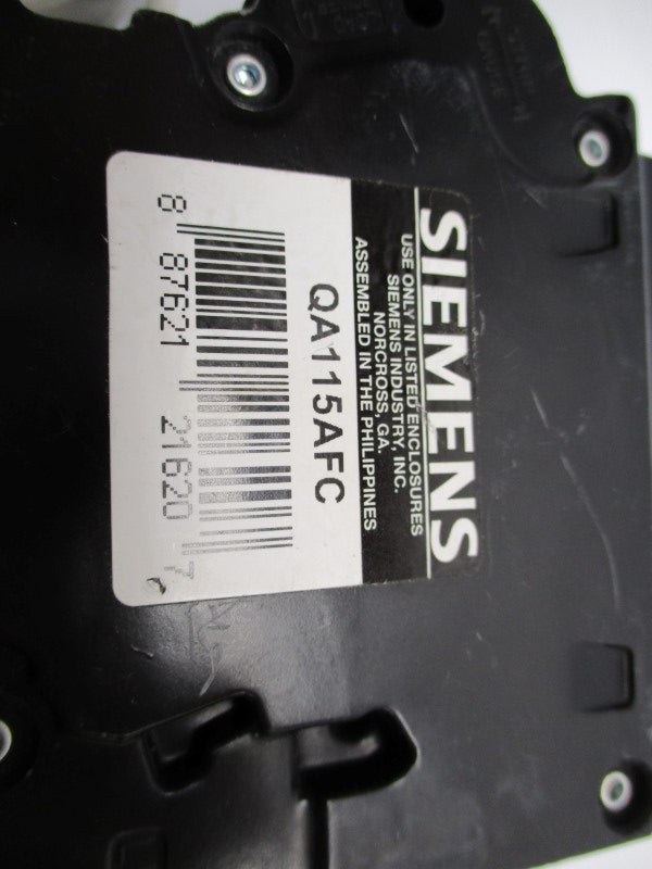 SIEMENS QA115AFC 15A 120V UNMP