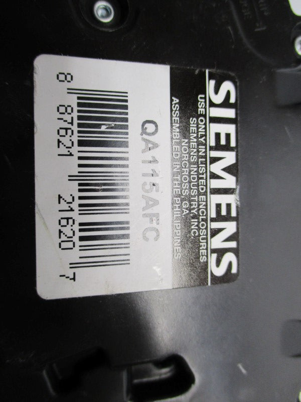 SIEMENS QA115AFC 15A 120V NSNP