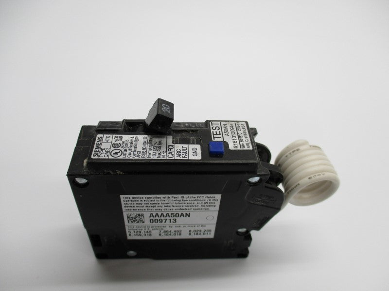 SIEMENS QA120AFC 20A 120V NSNP