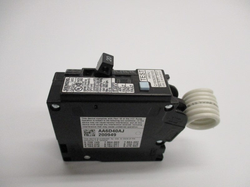 SIEMENS QFGA2220 20A 120V (AS PICTURED) NSNP
