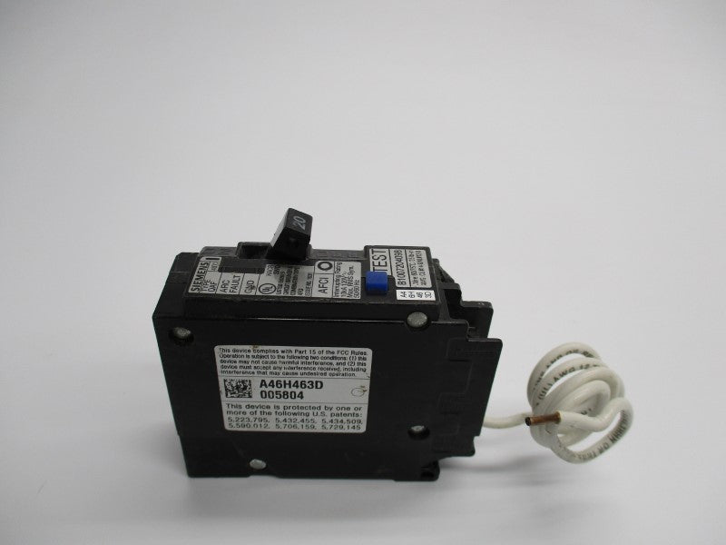 SIEMENS Q120AFC 20A 120V (AS PICTURED) UNMP