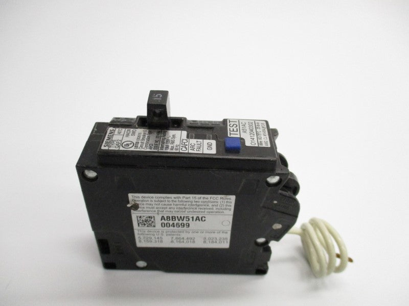 SIEMENS QA115AFC 15A 120V (AS PICTURED) UNMP