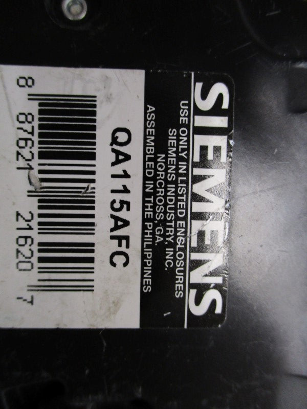 SIEMENS QA115AFC 15A 120V (AS PICTURED) UNMP