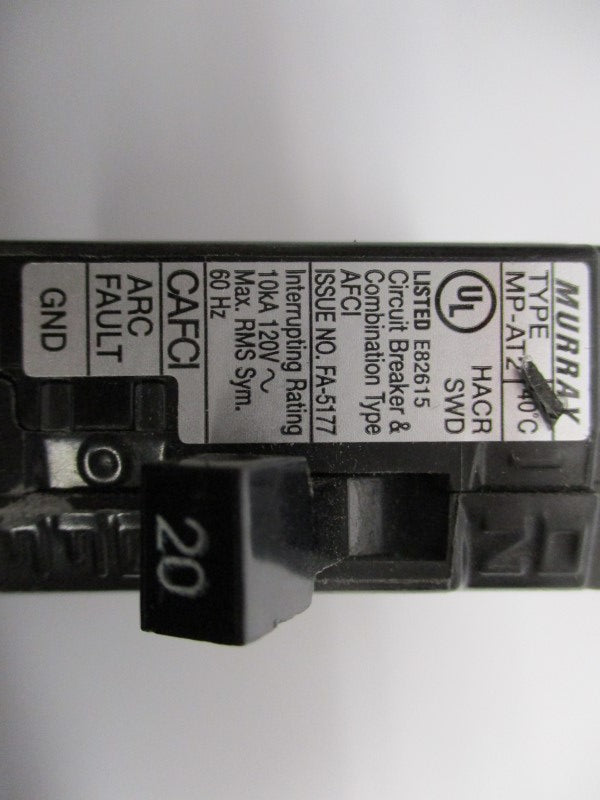 MURRAY MPA120AFC 20A 120V (AS PICTURED) UNMP