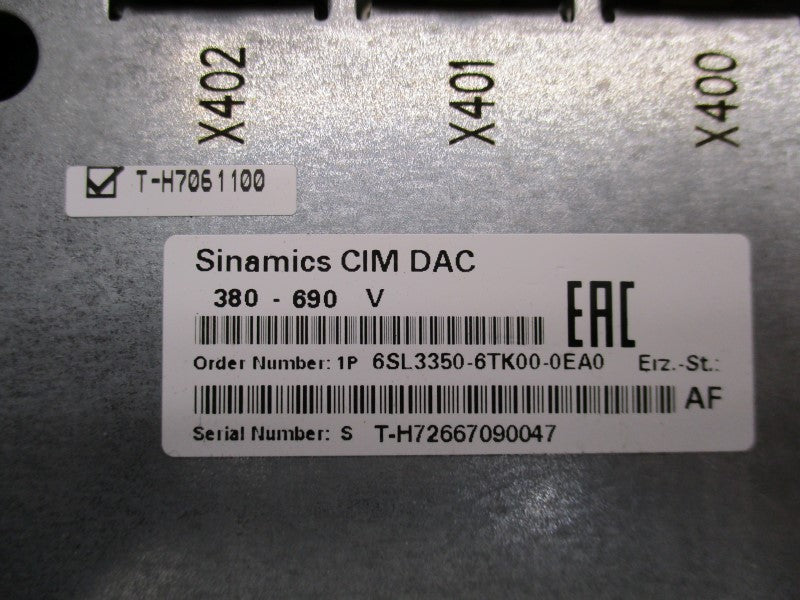 SIEMENS 6SL3350-6TK00-0EA0 (AS PICTURED) UNMP