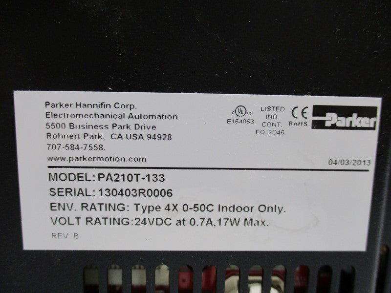 PARKER PA210T-133 NSMP