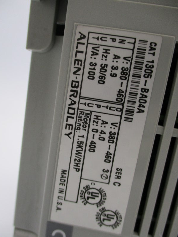 ALLEN BRADLEY 1305-BA04A SER. C F/W 6.01 NSMP