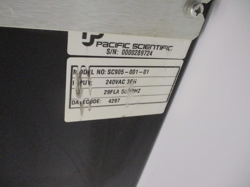 PACIFIC SCIENTIFIEC SC905-001-01 UNMP