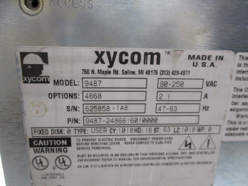 XYCOM 9487 UNMP