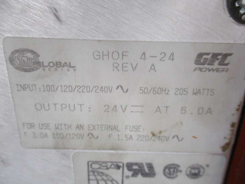 GLOBAL GHOF.4-24 (REPAIRED) UNMP