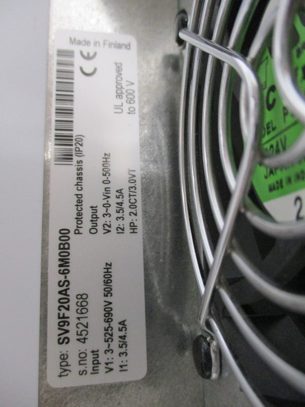 CUTLER HAMMER SV9F20AS-6M0B00 (AS PICTURED) NSNP