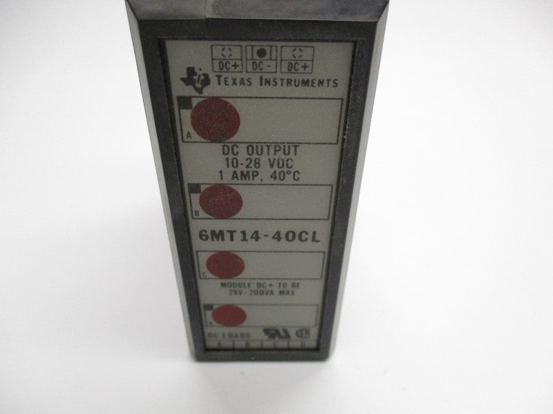 TEXAS INSTRUMENTS 6MT14-40CL 10-28VDC 1A UNMP