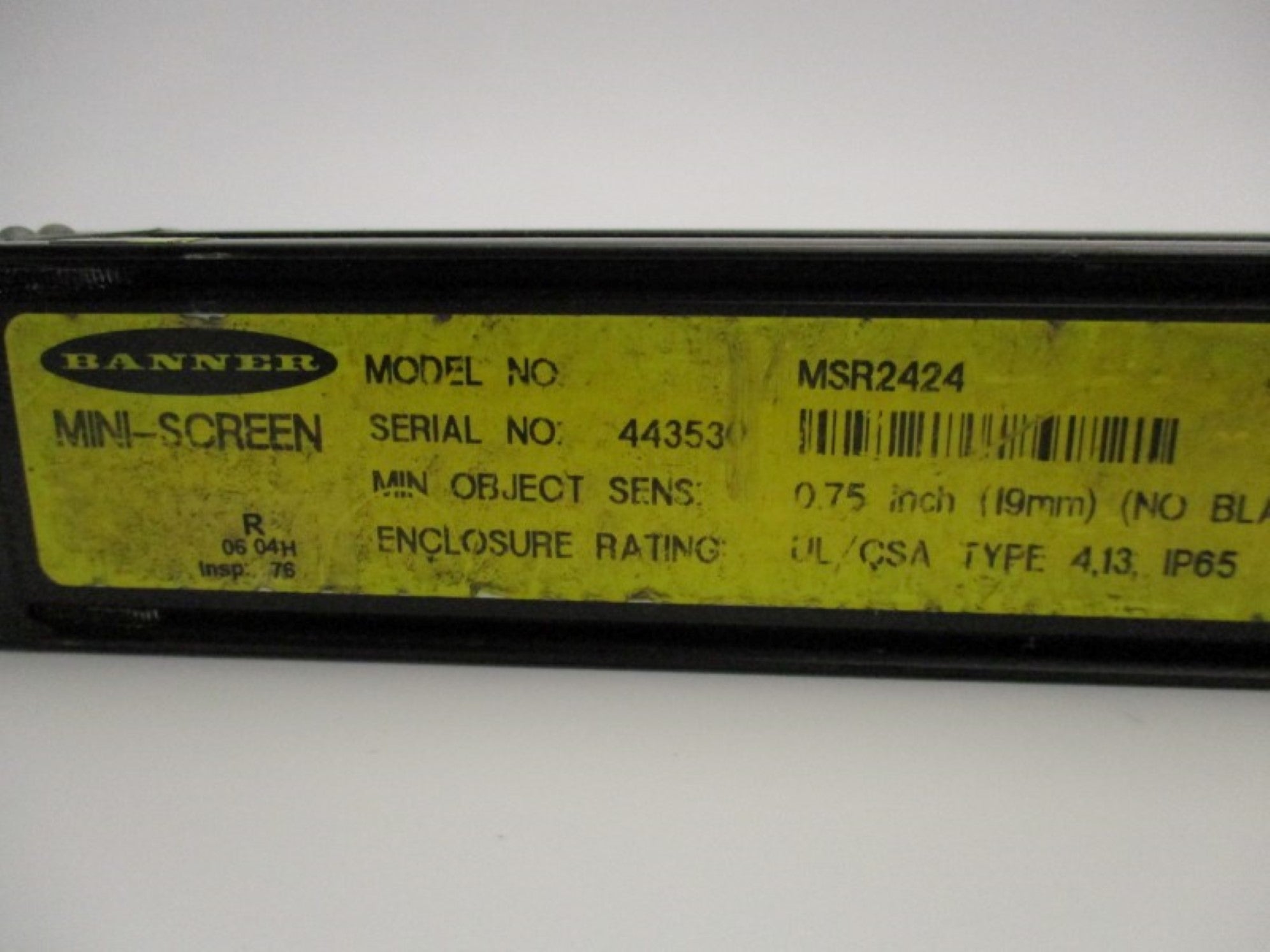 BANNER ENGINEERING MSR2424 (RECEIVER) NSNP