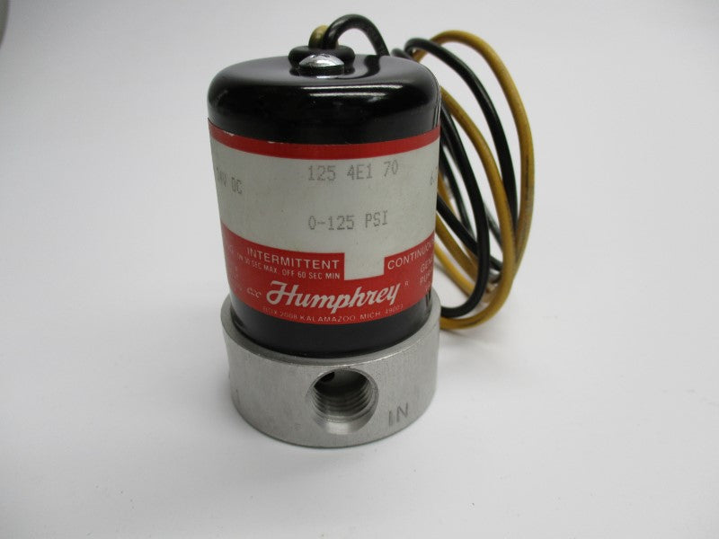 HUMPHREY 1254E170 24VDC 0-125PSI NSNP