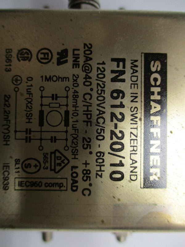 SCHAFFNER FN612-20/10 NSNP